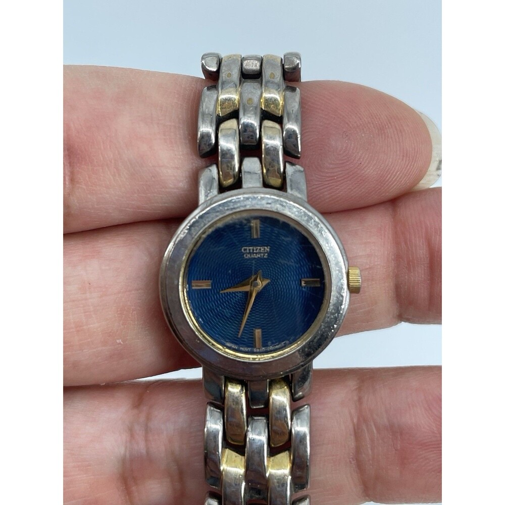 Citizen 5920-S78950 Women’s Blue Dial Two Tone Quartz Bracelet Watch